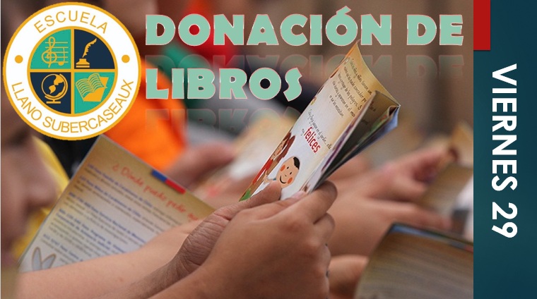 📚 Donación de libros – Viernes 29