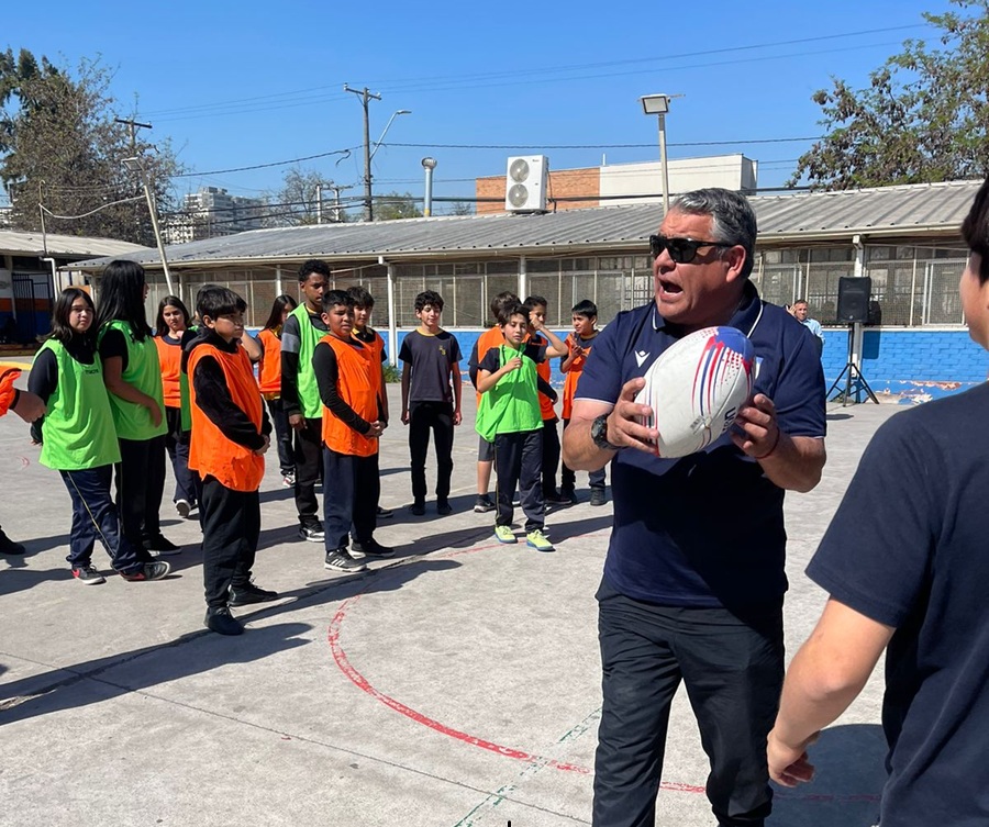 Muestra de Rugby en nuestra escuela 🏉